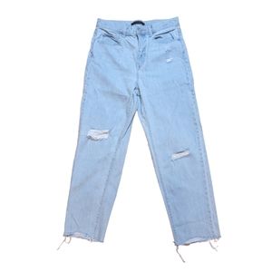 🍒3/$40🍒 Uniqlo Distressed Mom Jeans Loose Fit FITS LIKE SIZE 28